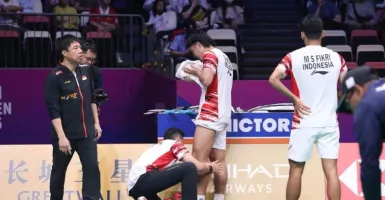 Jumping Smash Berujung Cedera Lutut, Daniel Marthin Tunggu Hasil MRI