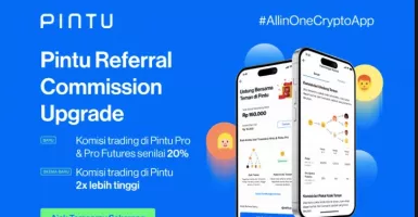 Perluas Akses Investasi Crypto, PINTU Tingkatkan Komisi Referral Program
