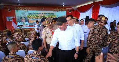 Retret Bumi Perkemahan Gandus Inisiasi Herman Deru Siap Cetak 100 Laskar Pandu Satria