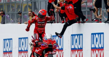 Juara MotoGP Jerman 2025, Marc Marquez Selebrasi dengan Gaya Aura Farming