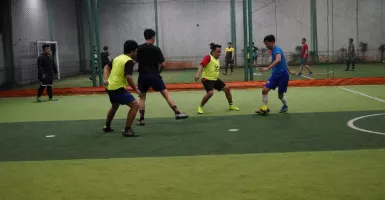 Tanpa Ampun, Tim Futsal GenPI.co Kalahkan Graha Pena Jakarta