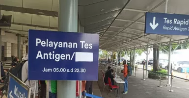 Pelayanan Tes Antigen di Stasiun Pasar Senen Sepi Peminat