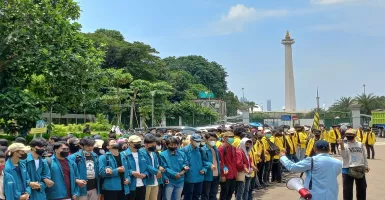 Teriakan BEM SI Menggema, Ribuan Mahasiswa Kepung Istana