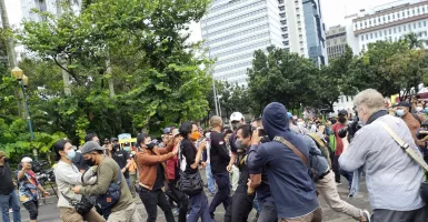 Provokator Teriak Saat Demo Mahasiswa, Langsung Diciduk Polisi
