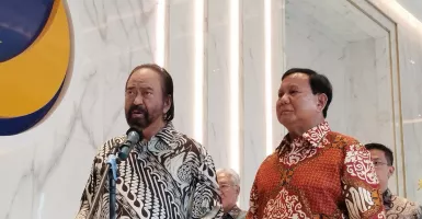 Prabowo Subianto Kunjungi Surya Paloh, Begini Isi Pertemuannya