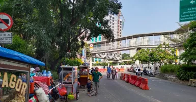 PKL Diizinkan Berdagang di Trotoar Jalan Sudirman Saat CFD