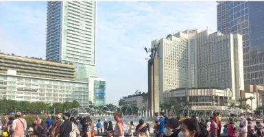 Bundaran HI Jadi Lokasi Favorit Warga Jakarta saat Car Free Day