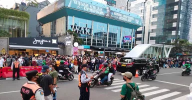 Polisi Jaga Lokasi Zebra Cross, Citayam Fashion Week Bubar