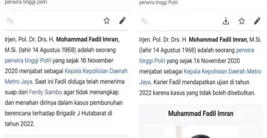 Penyuntingan Fadil Imran di Wikipedia, Siber Bareskrim Bergerak