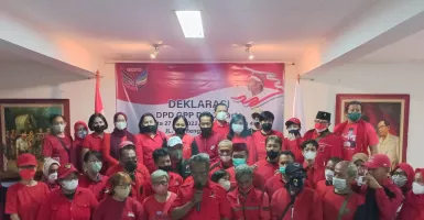 Ratusan Eks Kader PDIP Jakarta Deklarasi Ganjar Pranowo Presiden