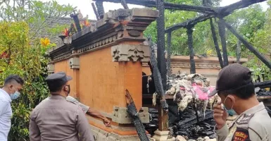 Balai Bali Tabanan Alami Kebakaran, Polisi Sebut Kerugiannya
