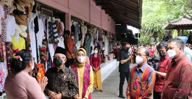 Pedagang Pasar Seni Gianyar Bali Mengadu ke Ma'ruf Amin, Kenapa?