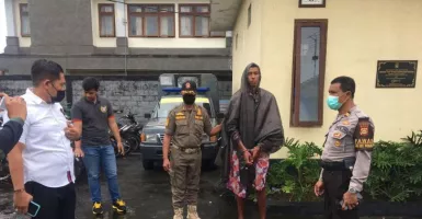 Bule Belanda Gila yang Mengamuk dan Telanjang Dibekuk Polisi Bali