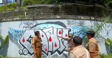 Mural Tukad Badung Bali Kena Vandalisme, Sekda Denpasar Buru Ini