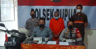 Polisi Tabanan Ungkap Curanmor Kunci Nyantol oleh Kakek Bali