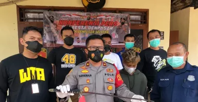 Tenteng Samurai Bikin Warga Ketakutan, Polisi Bali Ciduk Pria Ini