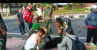 Viral! Aksi Prajurit TNI Sobek Loreng di Koramil Klungkung Bali
