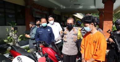 Kecanduan Game Slot, Pencuri 21 Motor Bali Dapat 'Hadiah' Polisi