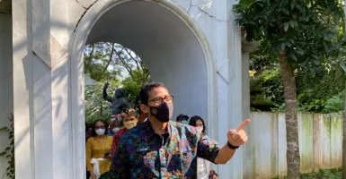 Taman Nusa Gianyar Bali Rusak, Menparekraf Uno Beri Bantuan