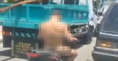 Bali Gempar! Viral Pemotor Bugil Keliling Kota, Aksi Polisi?