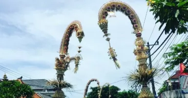 PLN Ingatkan Soal Penjor kala Galungan di Bali Dekat, Kok Bisa?