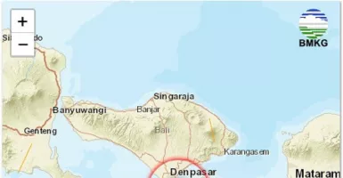Bali Bergoyang, BMKG: Gempa Bumi Guncang Wilayah Selatan