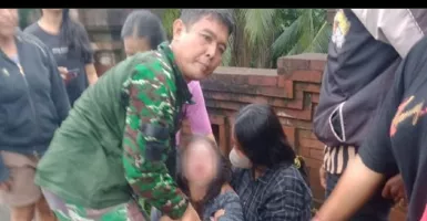Ini Aksi Prajurit TNI Gagalkan Aksi Bunuh Diri di Abiansemal