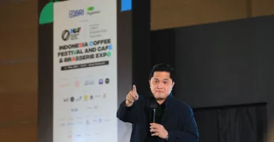 BUMN Solusi Ekosistem Kopi Nasional, Erick Thohir Buka BRI & Pegadaian ICF 2023