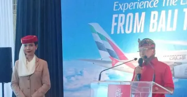 Emirates A380 Mendarat Perdana di Bali, Gubernur Koster Beri Pesan Penting