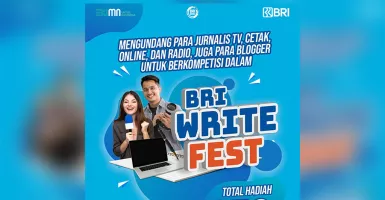 BRI Write Fest 2023 Digelar, Jurnalis Serta Yang Hobi Nulis Ayo Merapat