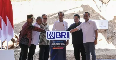 Presiden Joko Widodo Groundbreaking BRI International Microfinance Center di Ibu Kota Nusantara