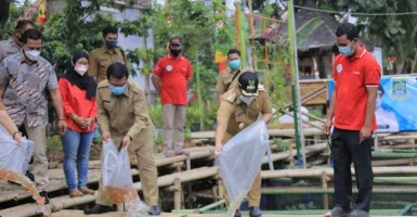 Wali Kota Tangerang dan KWT Sebar 1.500 Bibir Ikan Konsumsi