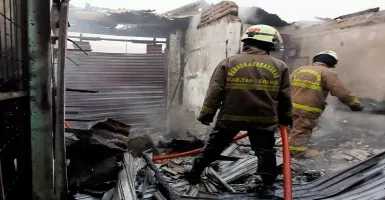 102 Kios Pasar Gembong Tangerang Ludes Terbakar, Ini Penyebabnya
