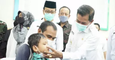 Tinjau Vaksinasi Anak, Walkot Serang: Bulan Depan Harus Rampung