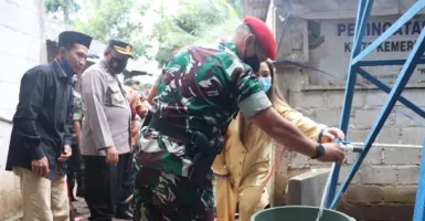 Patut Dipuji, TNI Bangun Fasilitas Air Bersih di Desa Cilaja