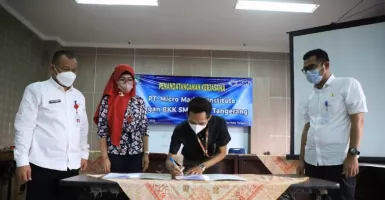 Disnaker Fasilitasi MoU Antara PT PNM dan BKK di Kota Tangerang