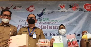 Loka POM Tangerang Tertibkan Ribuan Kosmetik Ilegal di Pasaran