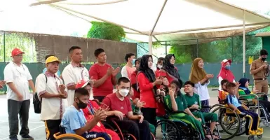 Meriahkan HUT RI, Penyandang Disabilitas di Tangerang Ikuti Lomba Boccia