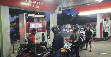 BBM Meroket, Sejumlah SPBU di Tangerang Diserbu Pembeli