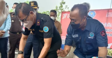 BNNP Banten Musnahkah 2,2 Kg Sabu Hasil Penyelundupan