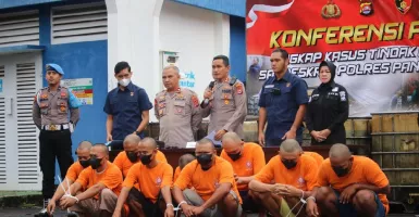 Polisi Tangkap 13 Penyelundup Solar Bersubsidi di Pandeglang