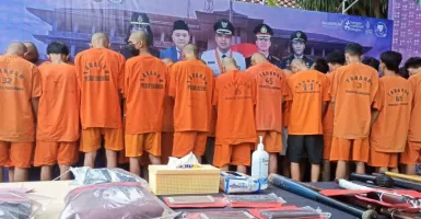 Sebulan Terakhir, 38 Anggota Gangster di Tangerang Ditangkap Polisi