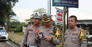 Tilang Elektronik Pakai Drone Diuji Coba di Kabupaten Tangerang