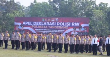 1.184 Personel Polresta Tangerang Disiapkan Jadi Polisi RW