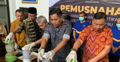 BNN Banten Musnahkan Sabu-sabu Seberat 1,98 Kilogram