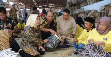 20 Perajin Anyaman Bambu Asal Serang Dikirim ke Yogyakarta