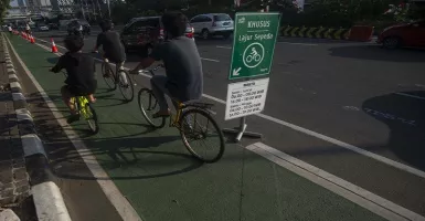 32 Kawasan Bersepeda di Jakarta Ditutup 