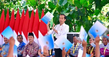 Jokowi Bagikan Tanah Objek Reforma Agraria Pertama di Kalimantan