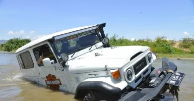 Gubernur Gorontalo Nekat Uji Coba Sungai Bone Untuk Offroad JWAG