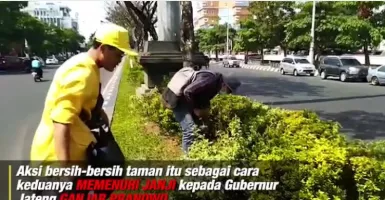 Mahasiswa Bersih-bersih Usai Demo, Ganjar: Mereka Tak Ingkar